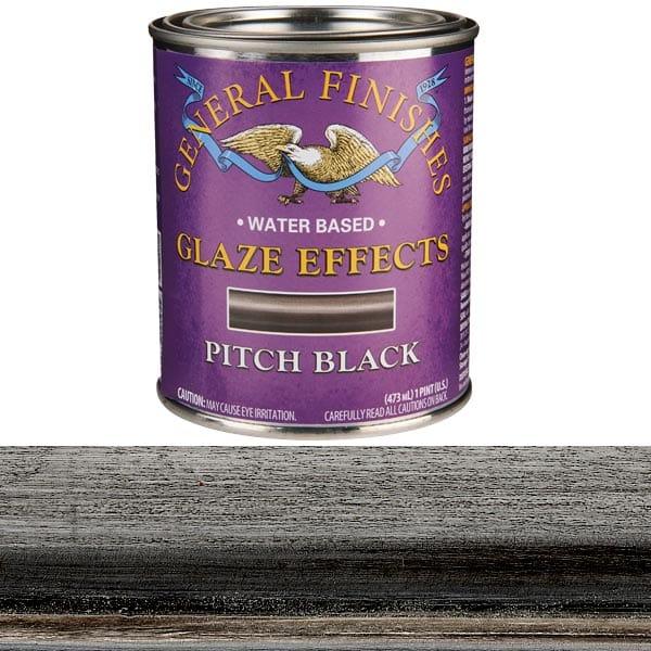 Glaze Effects - Water Based - Pint - Color:Pitch Black